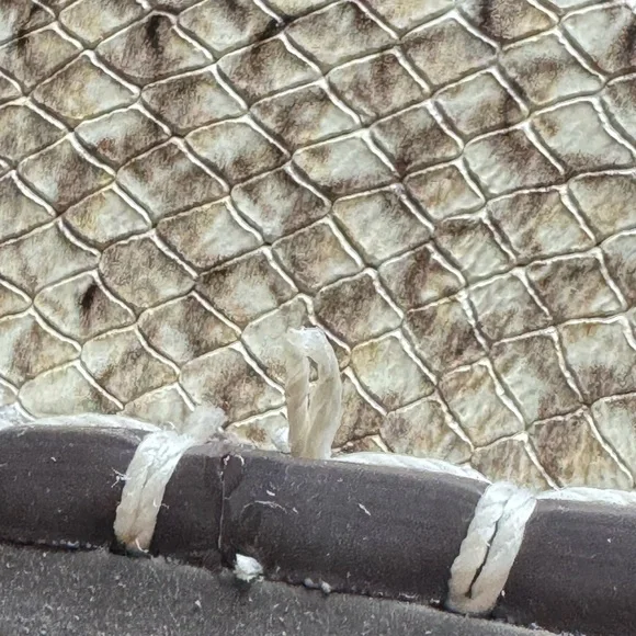 🍂🍁 NAOMI SPORTY SNAKE-EMBOSSED LEATHER SANDAL🍁🍂 SIZE 7 B - Picture 8 of 8